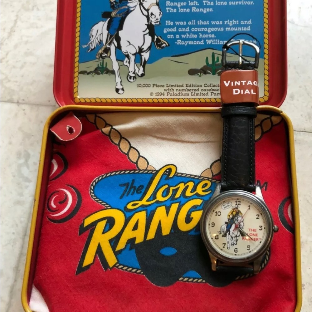 Lone Ranger Limited Edition Fossil Wrist Watch Set with Lunch Box